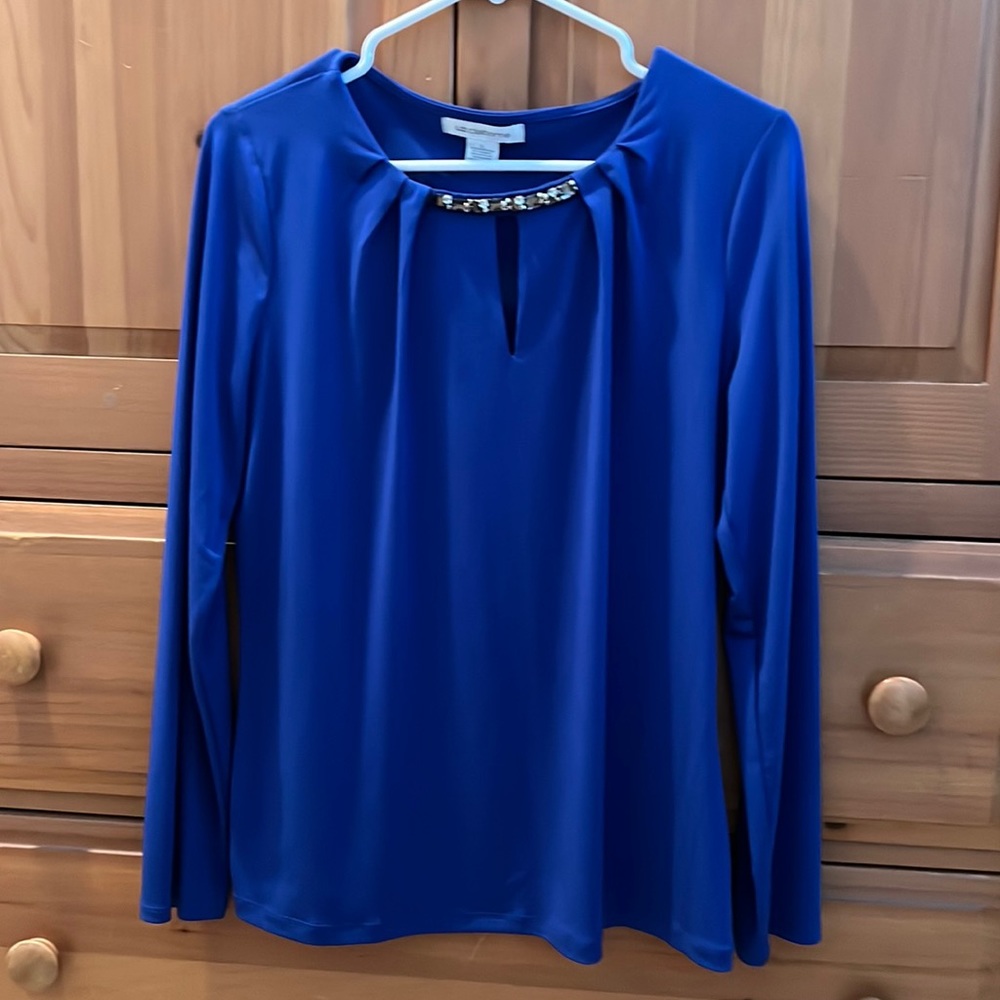 Blue blouse Large Liz Claiborne